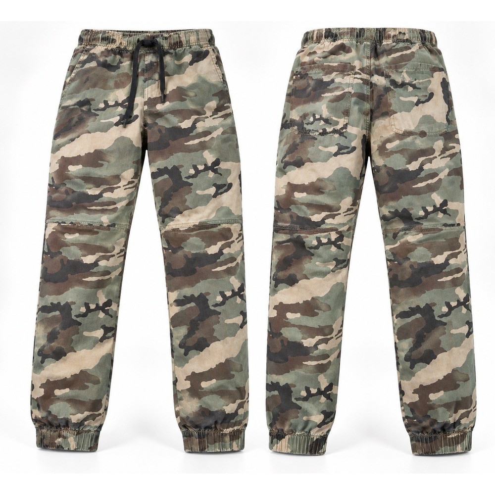 Empyre camo jogger Mens medium Multicolor Cotton Blend drawstring Outdoor Pants